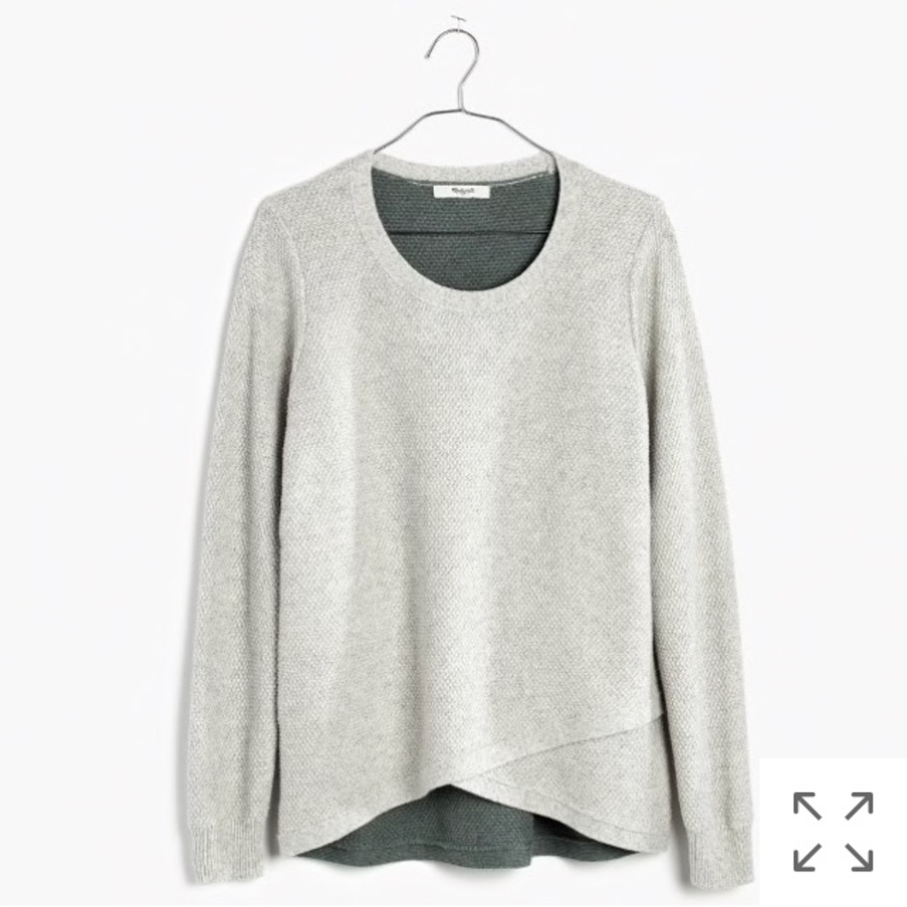 Madewell feature pullover sweater size small